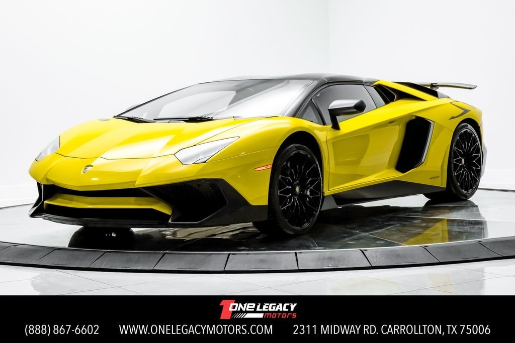 2017 Lamborghini aventador lp750-4 sv roadster