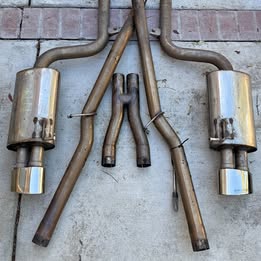 Milltek Non-Resonated Catback Exhaust System for Audi RS4 B7 4.2 V8 Sedan\/Avant 2006-2008