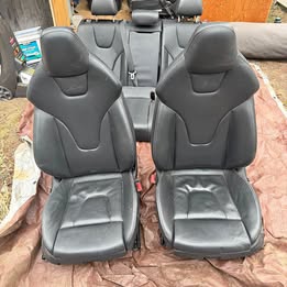 2013-2016 Audi S4 B8.5 Seats Black Leather
