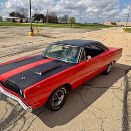 1969 Plymouth road runner a14 spring special barracuda orange 383 torqueflite