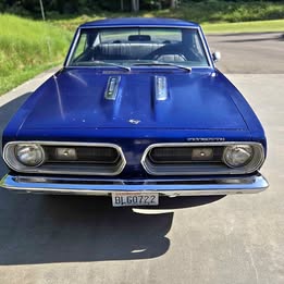 1968 Plymouth barracuda 2 door hardtop