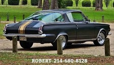 1965 Plymouth Barracuda Clean machine with original 273ci engine.