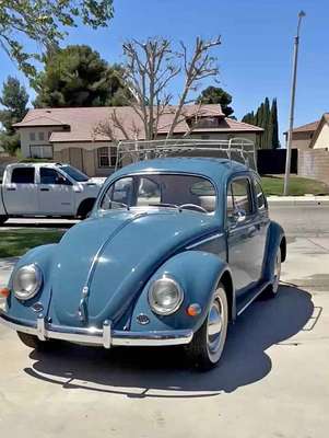 1957 Volkswagen Beetle - #PinkBeetle Hatchback 2D