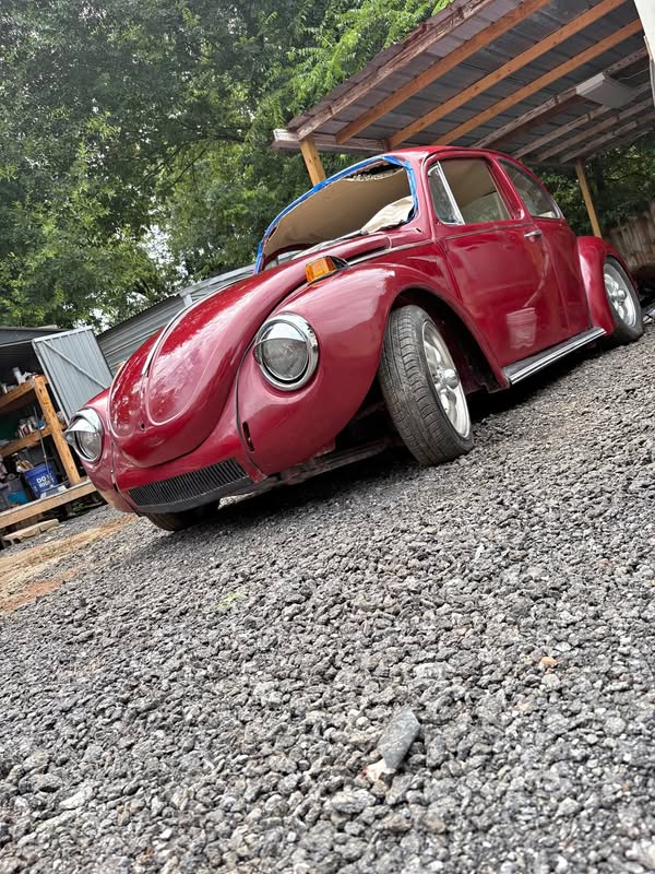 1973 Volkswagen Beetle - #PinkBeetle Hatchback 2D