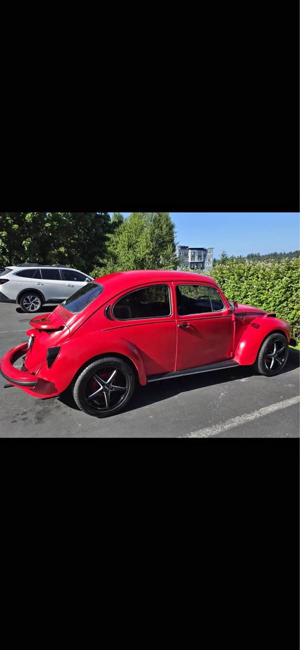 1974 Volkswagen Beetle - #PinkBeetle Hatchback 2D