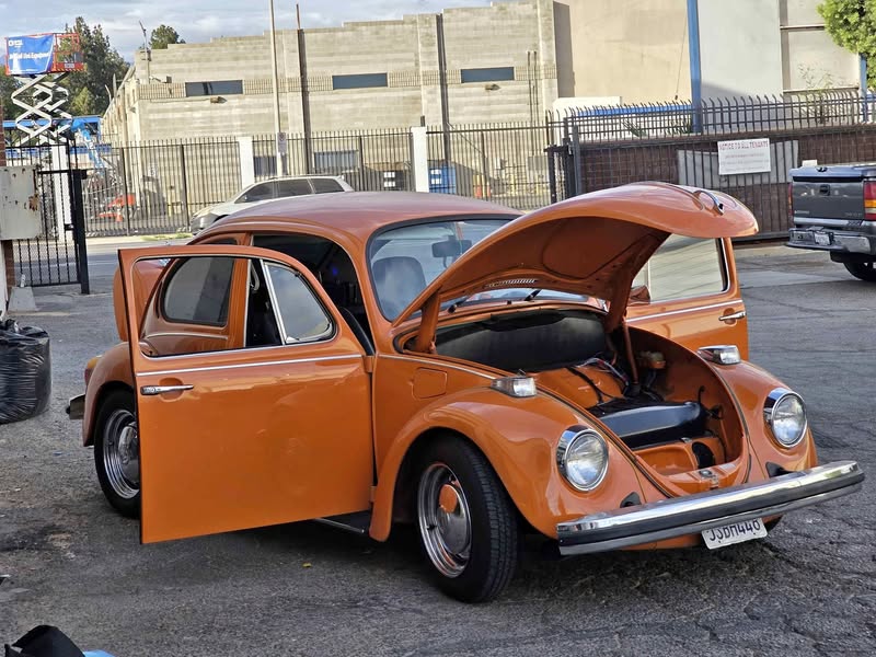1974 Volkswagen Beetle - #PinkBeetle Hatchback 2D