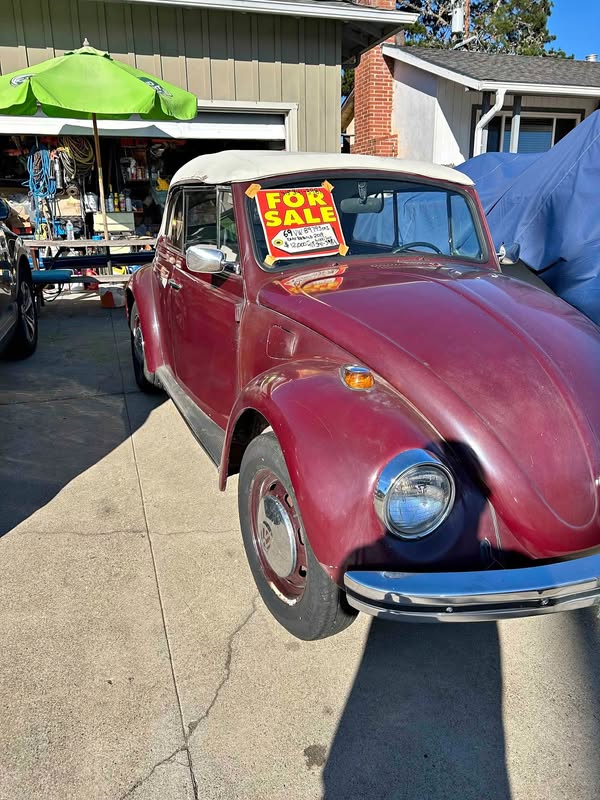 1969 Volkswagen Beetle 1.8T Classic Convertible 2D