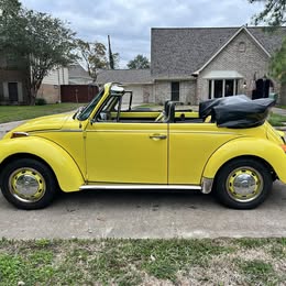 1974 Volkswagen super beetle convertible