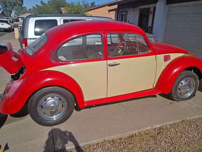 1971 Volkswagen Beetle - #PinkBeetle Hatchback 2D