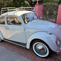 1960 Volkswagen Beetle #PinkBeetle Hatchback 2D