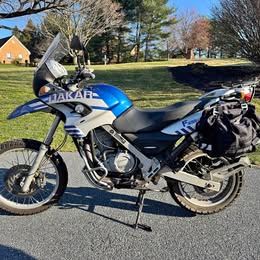 2007 BMW f650gs Daker adventure bike