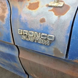 1978 Ford Bronco parts