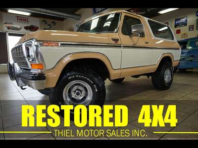 1978 Ford Bronco XLT Ranger 4X4 - RESTORED SOUTHERN SUV!