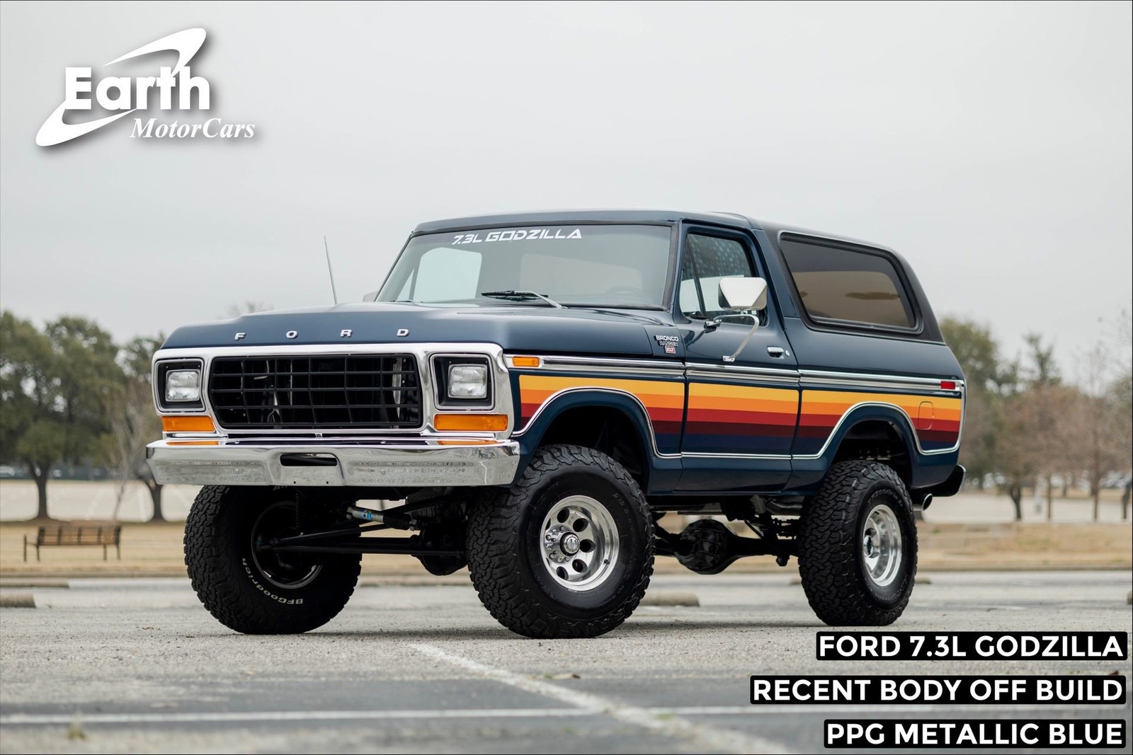 1978 Ford Bronco Free Wheeling 7.3L Godzilla Custom