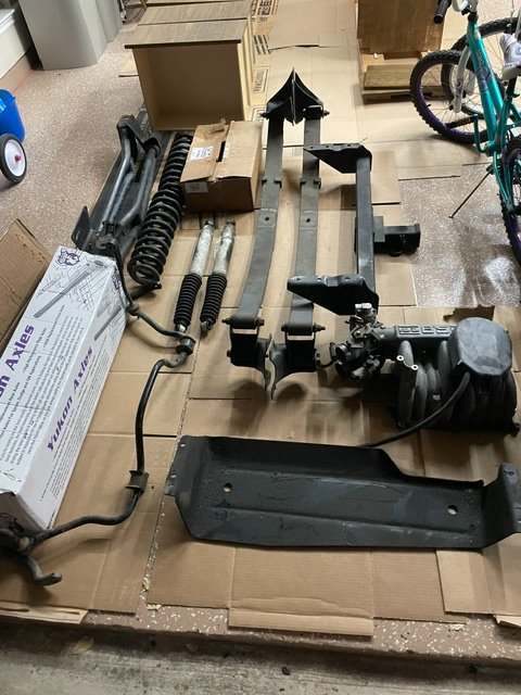 1980-1996 Ford Bronco Dick Cepek 6\u201d lift kit and other OBS misc parts
