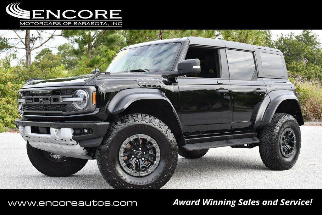 2023 Ford Bronco Raptor 4 Door Advanced 4x4 W/Equipment...