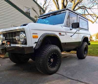 1977 Ford Bronco 4,400 MILES,  Black/Gray Interior, Solid...