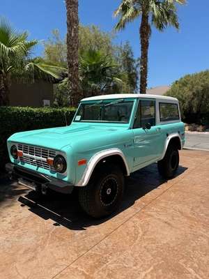 1975 Ford Bronco Tiffany Blue, Custom Seats, Rust-Free,...