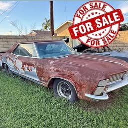 1965 Buick Riviera, original California car Blue & Blue \ufffc fully loaded,great floors good trunk