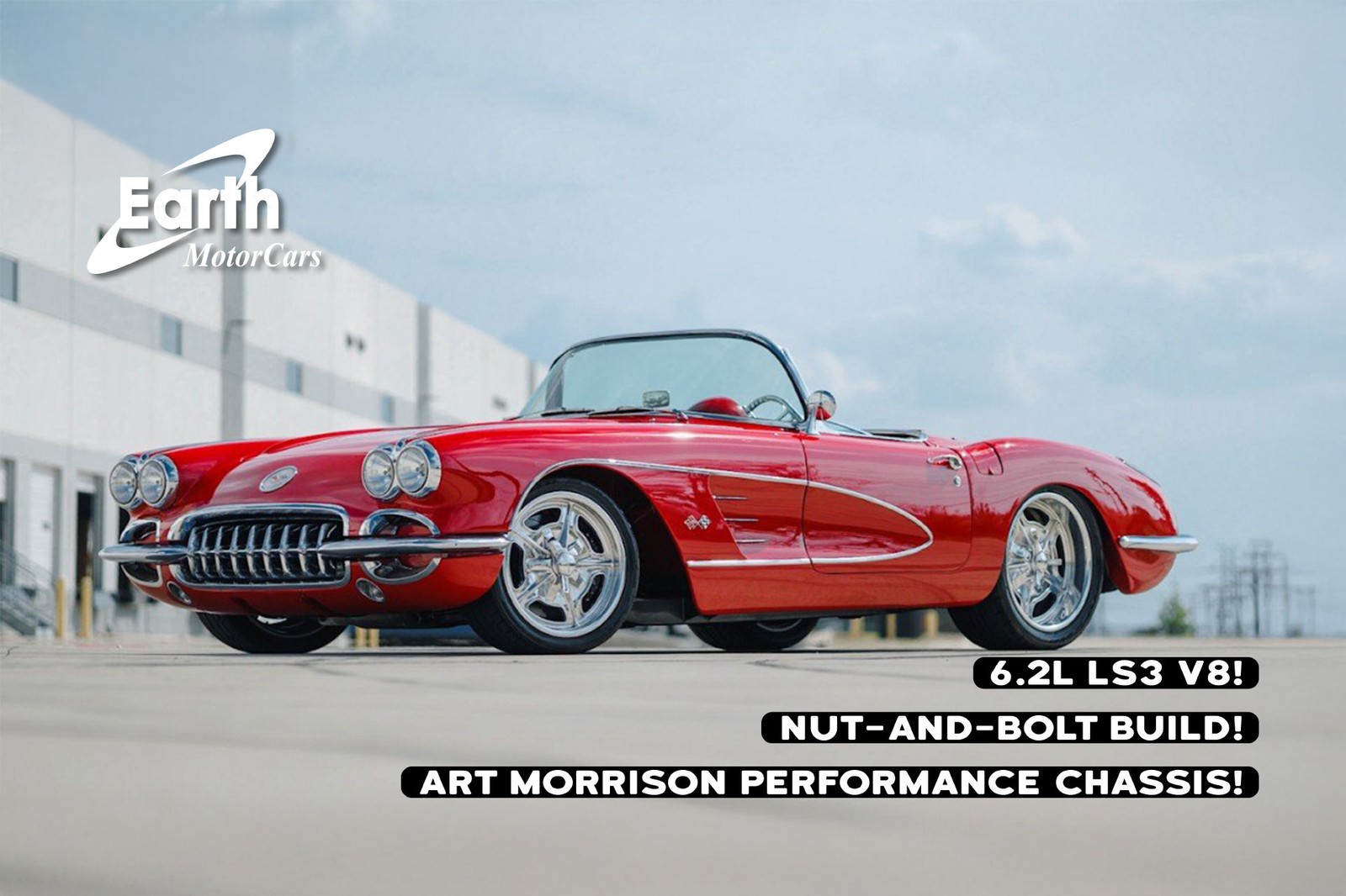 1958 Chevrolet Corvette LS3 Art Morrison Restomod