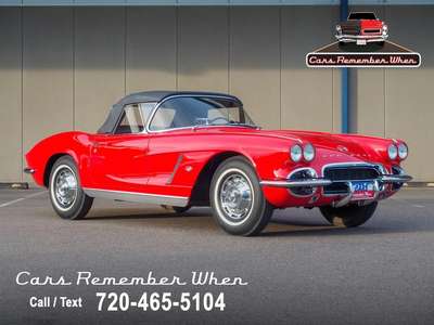 1962 Chevrolet Corvette Totally Restored 327/340HP 4-Speed