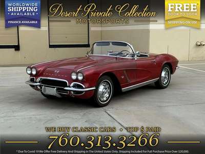 1962 Chevrolet Corvette C1 1 Owner fully Documented