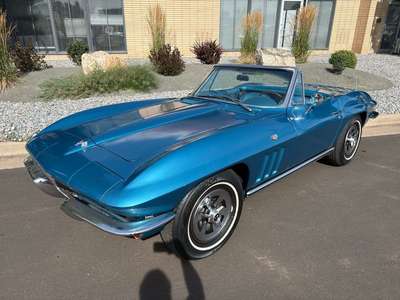 1965 Chevrolet Corvette Convertible Nassau Blue with both...