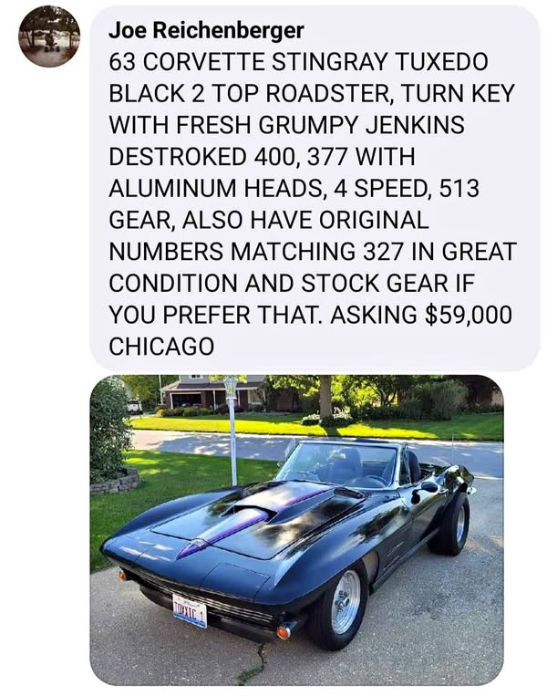 1963 Chevrolet Corvette - Convertible 2D