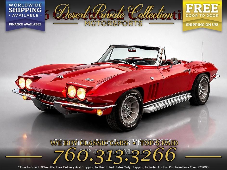 1966 Chevrolet Corvette Convertible 327/350 HP 4Speed