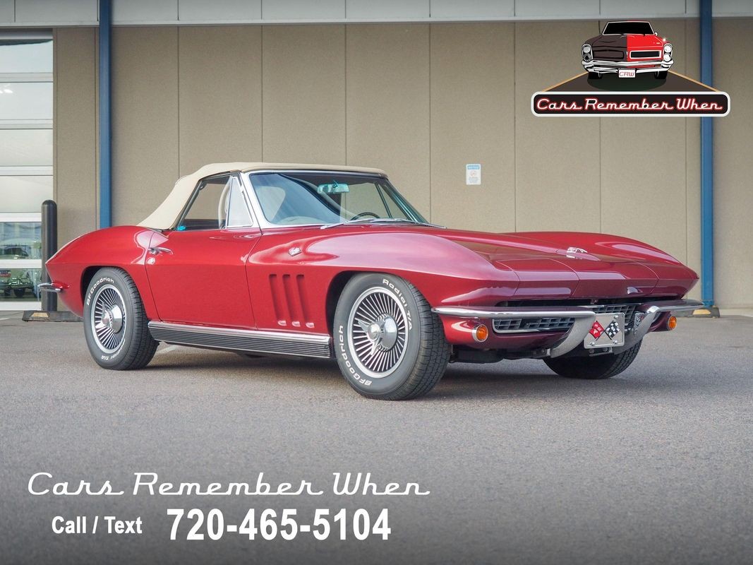 1966 Chevrolet Corvette 327/300HP | 4-Speed | Milano Maroon