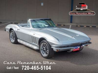 1966 Chevrolet Corvette Convertible 327 V8 Side Pipe...