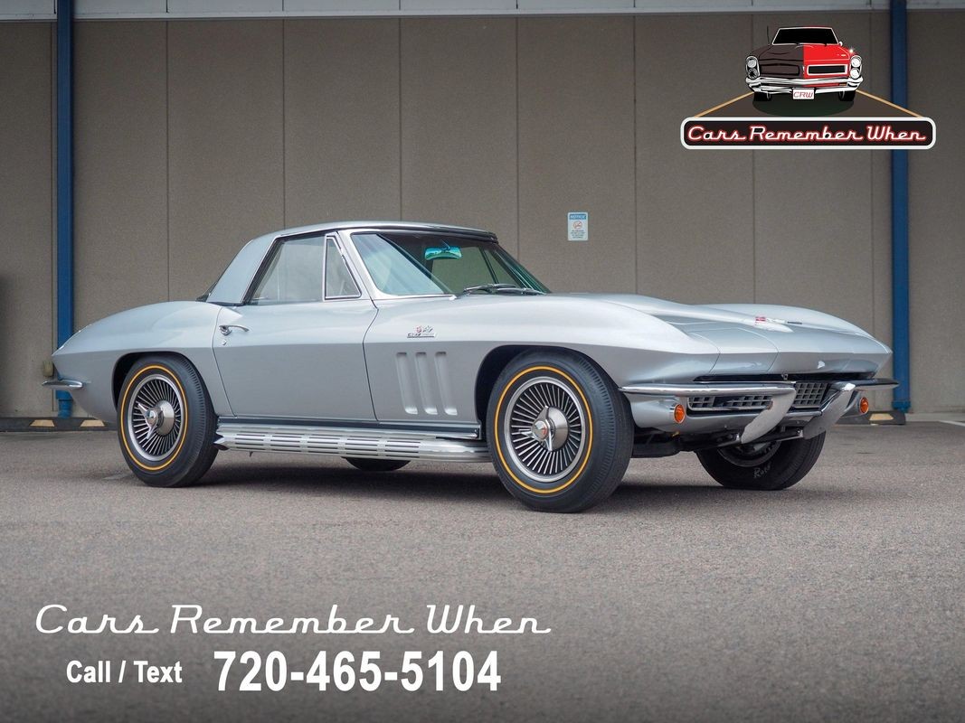 1966 Chevrolet Corvette Roadster 427/450HP Roadster Side...