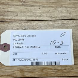 2014-2017 Ferrari California T 3.9 Connection Rod & Piston 3K Mi OEM *NOTE