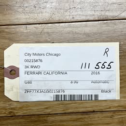 2014-2017 Ferrari California T 3.9 Engine Cylinder Head Right 3k Miles