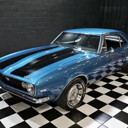 1967 Chevrolet Camaro FACTORY MARINA BLUE