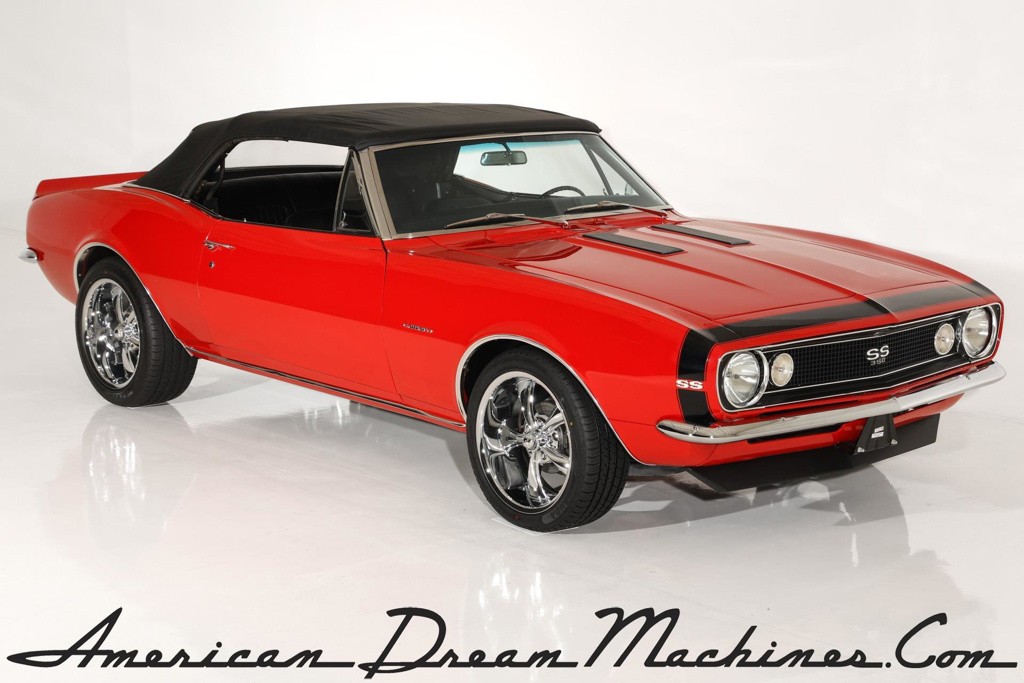 1967 Chevrolet Camaro SS options, 327 Auto PS PB