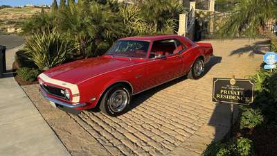 1968 Chevrolet Camaro base 1967 1969 RS SS Z28 Chevy...