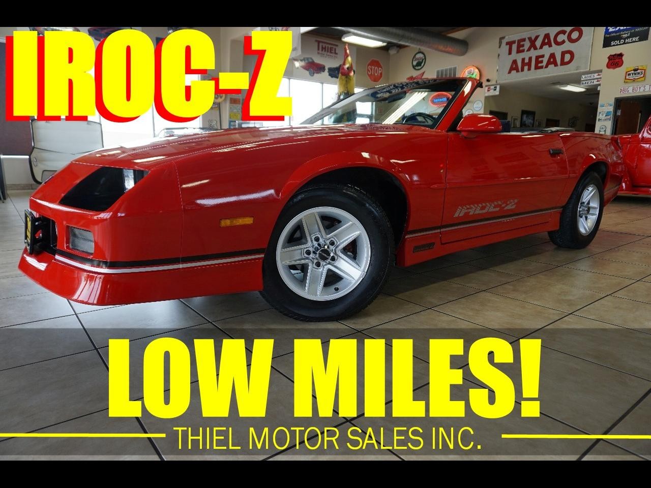 1988 Chevrolet Camaro IROC-Z Convertible - LOW MILES!