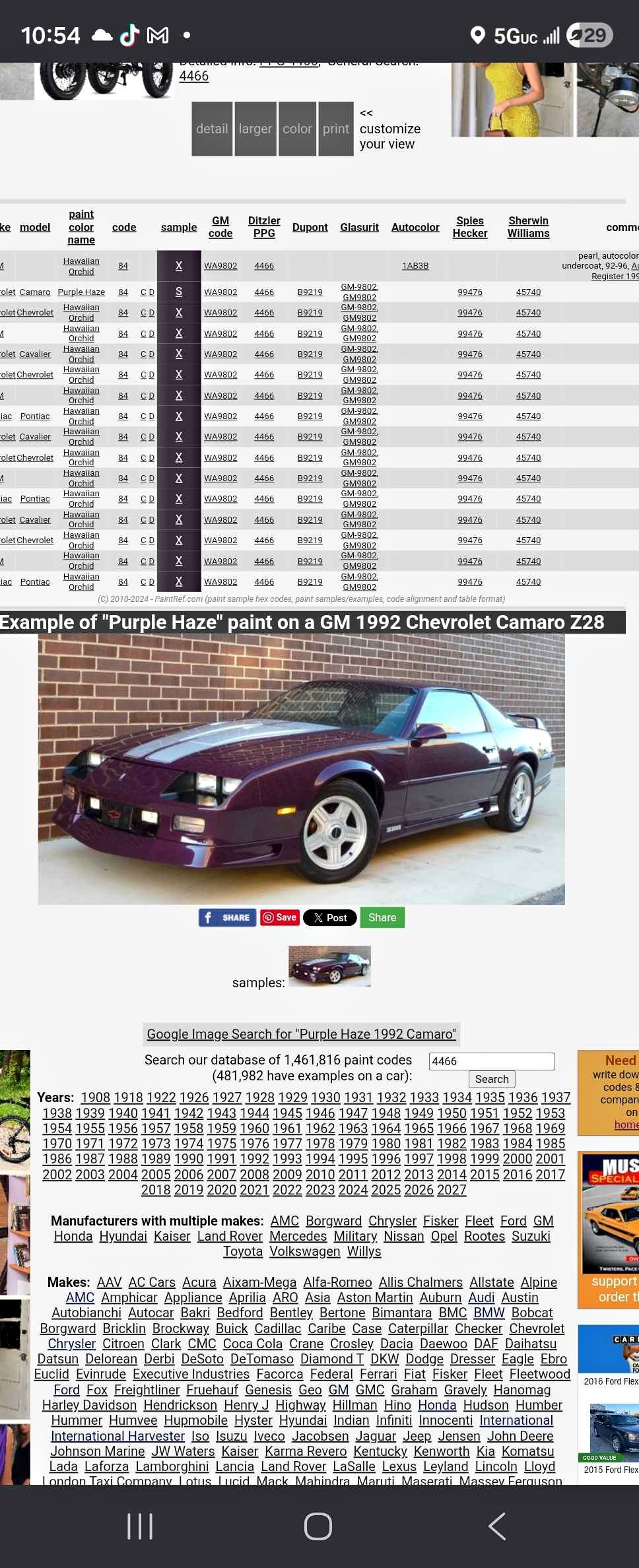 1992 Chevrolet Camaro - ZL1 Collector's Edition Coupe 2D