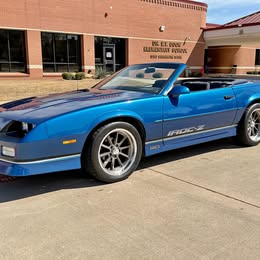 1989 Chevrolet camaro iroc-z convertible \u2014 rare base model | numbers matching | ls swap candidate