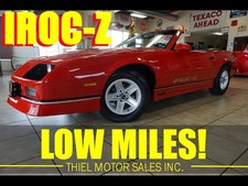 1988 Chevrolet Camaro IROC-Z Convertible - LOW MILES!