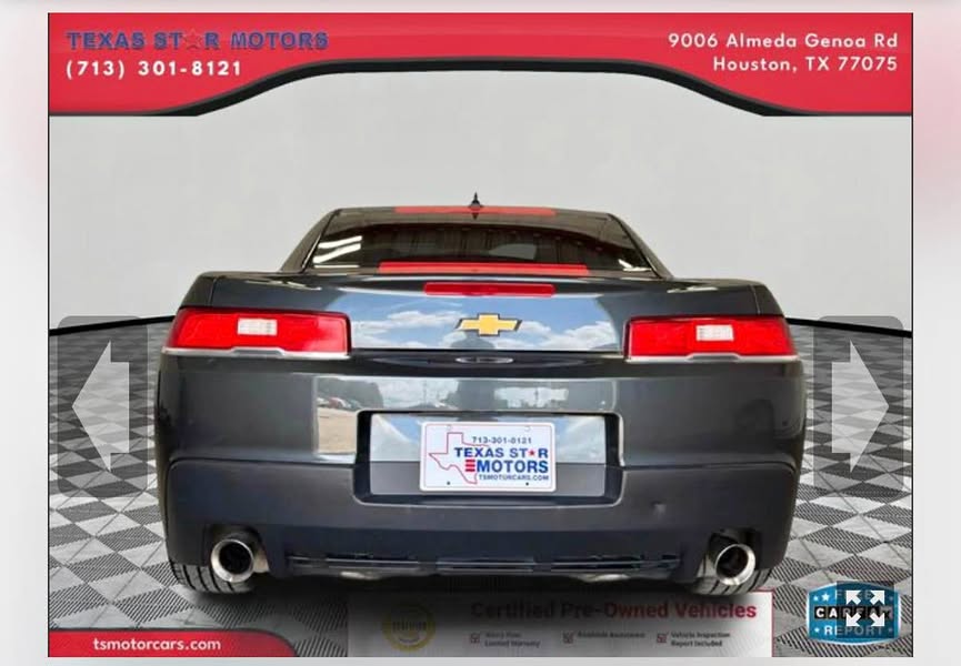 2015 Chevrolet Camaro - LT Coupe 2D