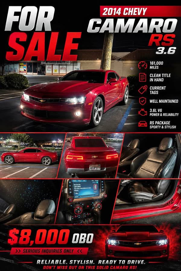 2014 Chevrolet Camaro - RS Coupe 2D