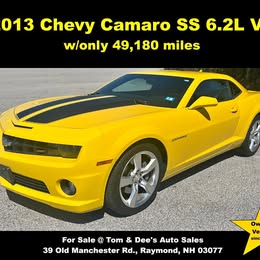 2013 Chevrolet Camaro SS 6.2