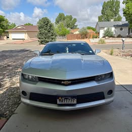 2015 Silver Chevrolet Camaro v6 lt