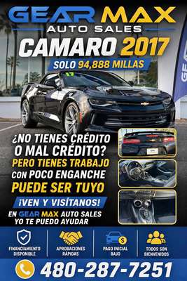 2017 Chevrolet Camaro - LT1 Convertible 2D