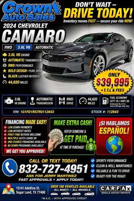 2024 Chevrolet Camaro
