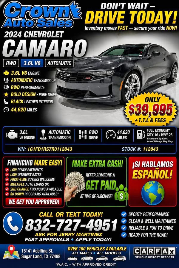 2024 Chevrolet Camaro