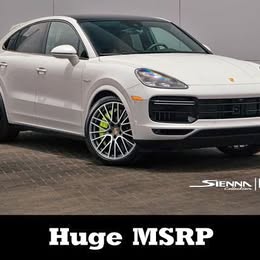 2022 Porsche Cayenne E-Hybrid Coupe Turbo S  12200 Miles