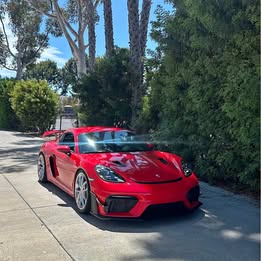 2021 Porsche Cayman 718 GT4 - Guards Red